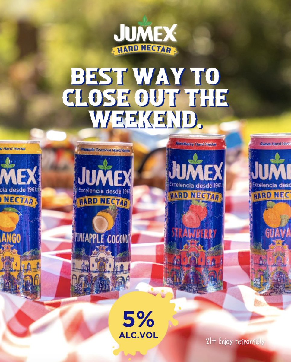 Jumex Hard Nectar is here to turn every sip into a mini vacation.

Bursting with real fruit flavor and a smooth kick, it’s juicy, bold, and unforgettable.

#rochestermn #semn #rochmn #schottdistributing #drinkresponsibly #medcity #JumexHardNectar