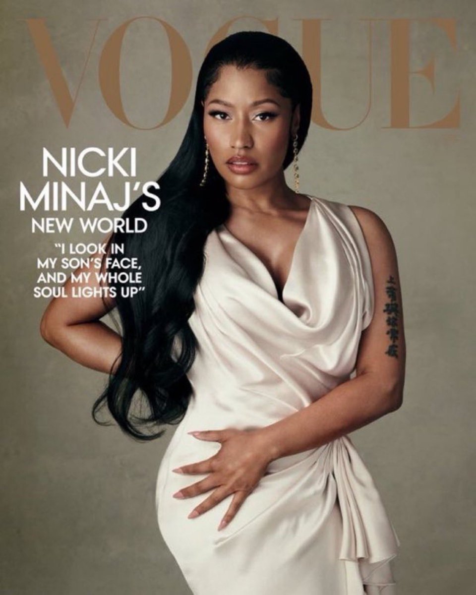 CelebsLoveNickiMinaj 🦄 (@celebslovenicki) on Twitter photo .<a href="/voguemagazine/">Vogue Magazine</a> confirms that the Queen <a href="/NICKIMINAJ/">Nicki Minaj</a> is the first Female Rapper to ever appear on the cover of any Vogue magazine. Nicki Minaj was first featured in Vogue Arabia in September 2018.👸🏽
Vogue also confirms that Nicki Minaj is the first Female Rapper featured on U.S. .<a href="/voguemagazine/">Vogue Magazine</a> confirms that the Queen <a href="/NICKIMINAJ/">Nicki Minaj</a> is the first Female Rapper to ever appear on the cover of any Vogue magazine. Nicki Minaj was first featured in Vogue Arabia in September 2018.👸🏽
Vogue also confirms that Nicki Minaj is the first Female Rapper featured on U.S.