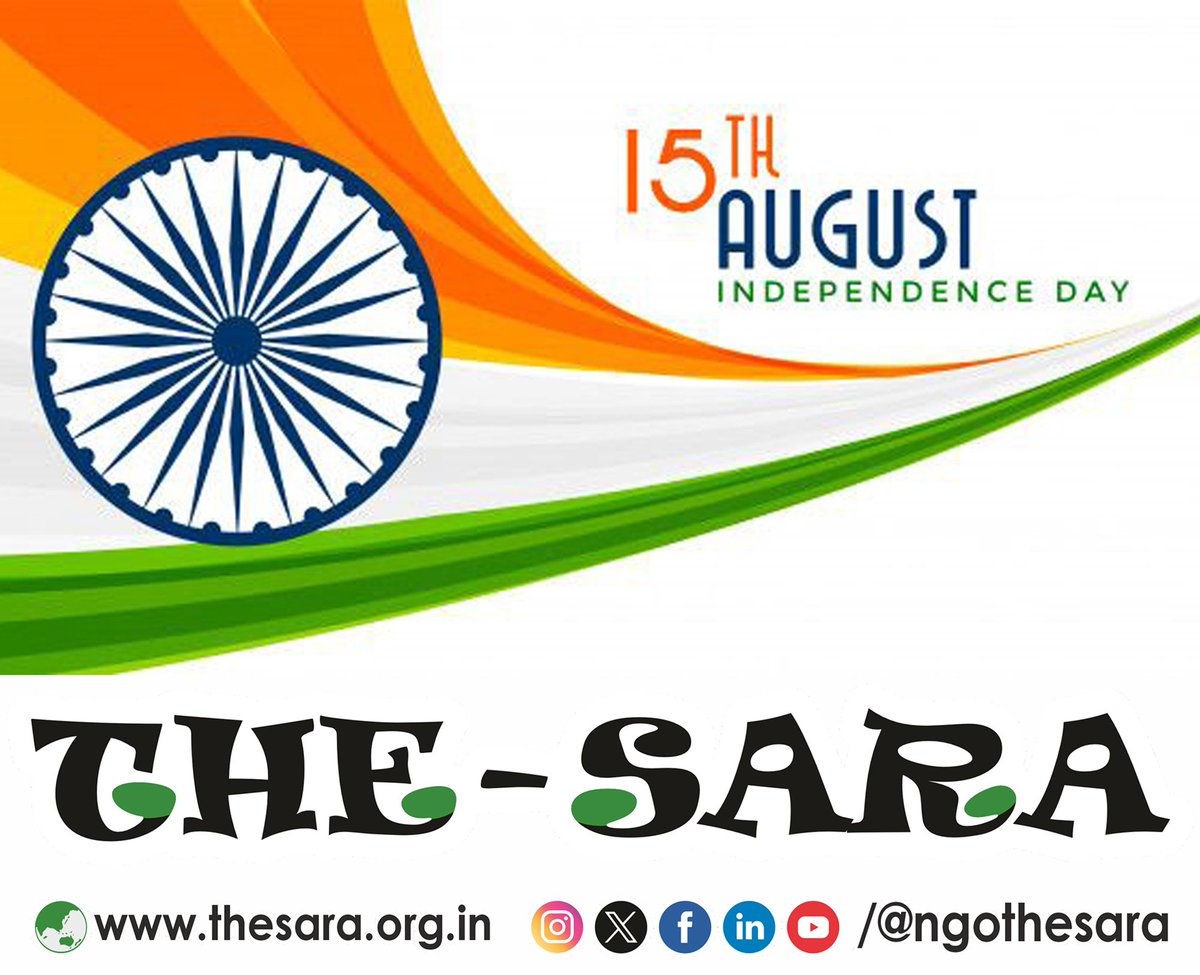 🇮🇳 Freedom is not just a date on the calendar, it’s a responsibility we carry every day.
Let’s honor the sacrifices, celebrate the unity, and work for a stronger India. 💚🤍🧡
Happy Independence Day!

#IndependenceDay #15August #ProudToBeIndian #ngothesara #UnityInDiversity
