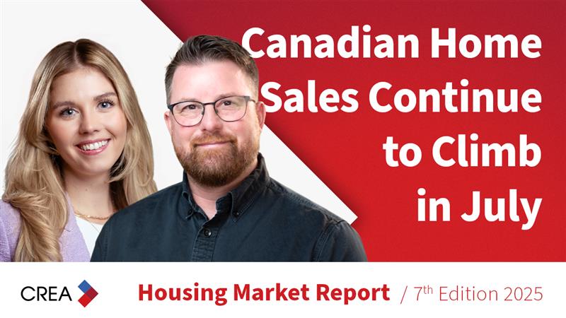 CREA_ACI's tweet photo. “With sales posting a fourth consecutive increase in July, and almost 4% at that, the long-anticipated post-inflation crisis pickup in housing seems to have finally arrived,” said Shaun Cathcart, CREA’s Senior Economist. More details 👇 https://t.co/U7MDK5yJ4s #CREAstats https://t.co/6vEQDvdrUr