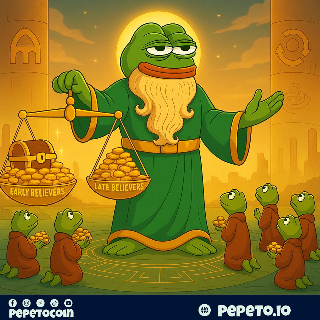 Every stage you wait, someone else takes your gains 🐸

$PEPETO’s price climbs nonstop.
Current price is : 0,000000147 
Early believers lock in the lowest entry and stack up to +244% APY before launch.

Buy now, stake at presale’s end, and watch latecomers chase the rewards