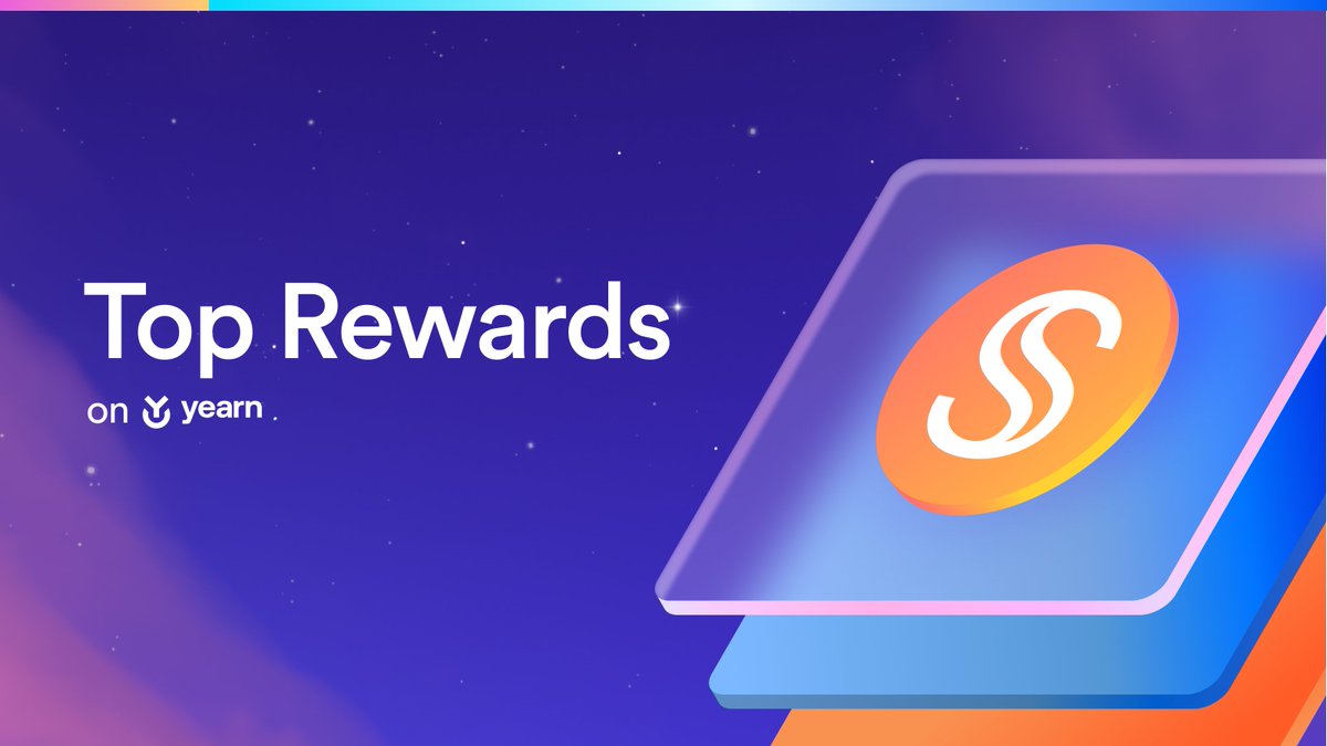 This week’s top 3 USDS rewards are on <a href="/yearnfi/">yearn</a>.

• Yearn USDS-1 yVault ~14%
• USDS Sky Rewards ~9%
• Yearn USDS ~8%

The Savings Standard.