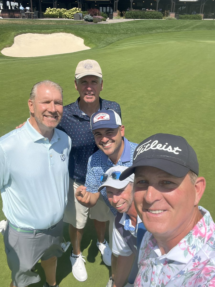 Dan Plesac (@plesac19) on Twitter photo Sunny Friday at Upper Montclair CC .. with colleague <a href="/MLBNetwork/">MLB Network</a> colleague Gregg Caserta and … former <a href="/DukeMBB/">Duke Men’s Basketball</a> GR8 Jim Spanarkel and Villanova 1st Team All American party animal Tim Larkin !! On 5-7pm later today …⚾️⛳️. Sunny Friday at Upper Montclair CC .. with colleague <a href="/MLBNetwork/">MLB Network</a> colleague Gregg Caserta and … former <a href="/DukeMBB/">Duke Men’s Basketball</a> GR8 Jim Spanarkel and Villanova 1st Team All American party animal Tim Larkin !! On 5-7pm later today …⚾️⛳️.
