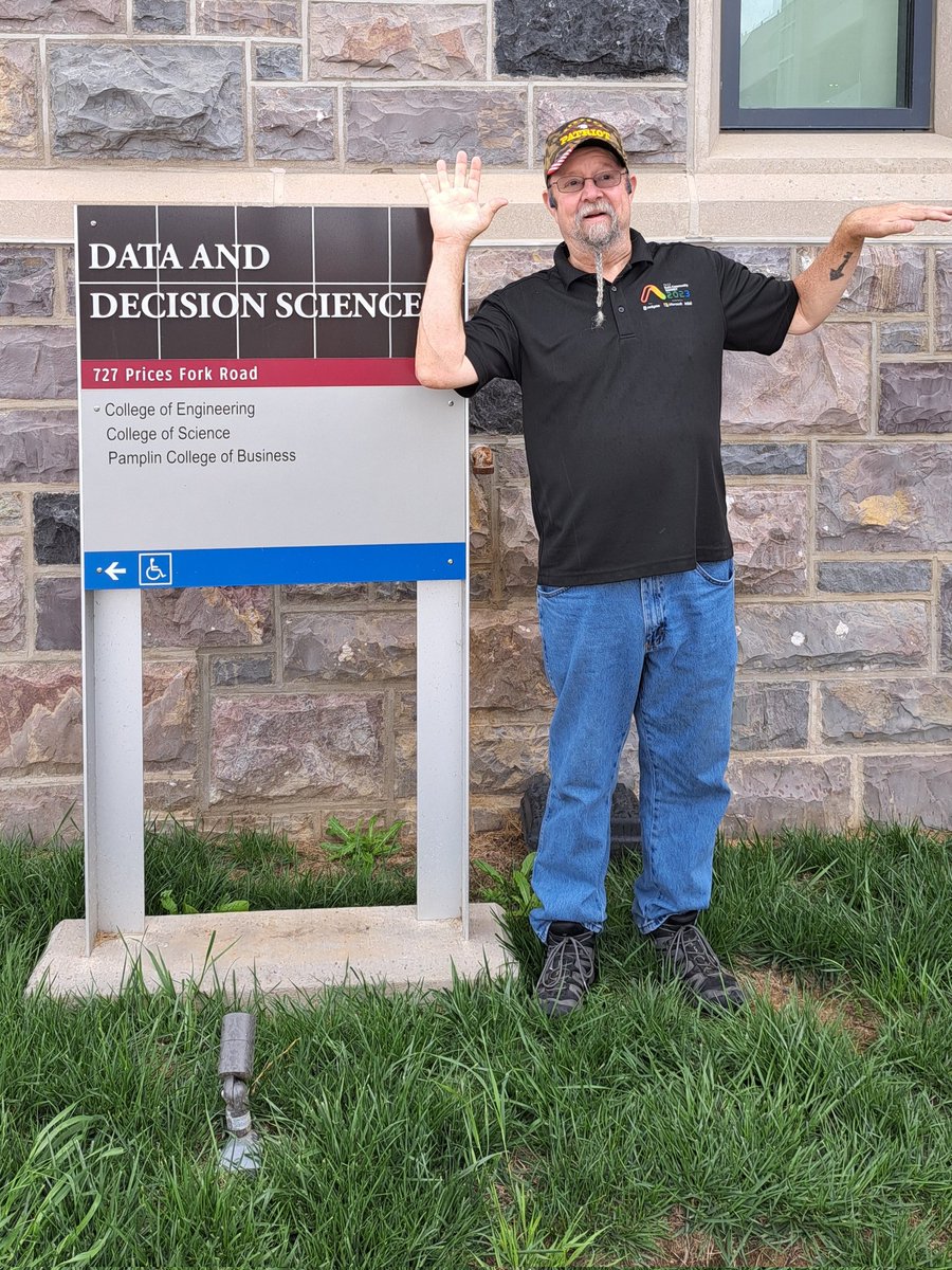 I am many-to-one with the data science building. :{&gt;VirginiaTech.