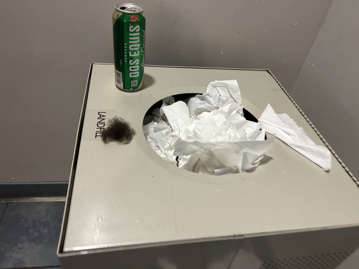 Besides the team being bad right now, we as fans can’t leave this crap on the garbage leaving the restroom