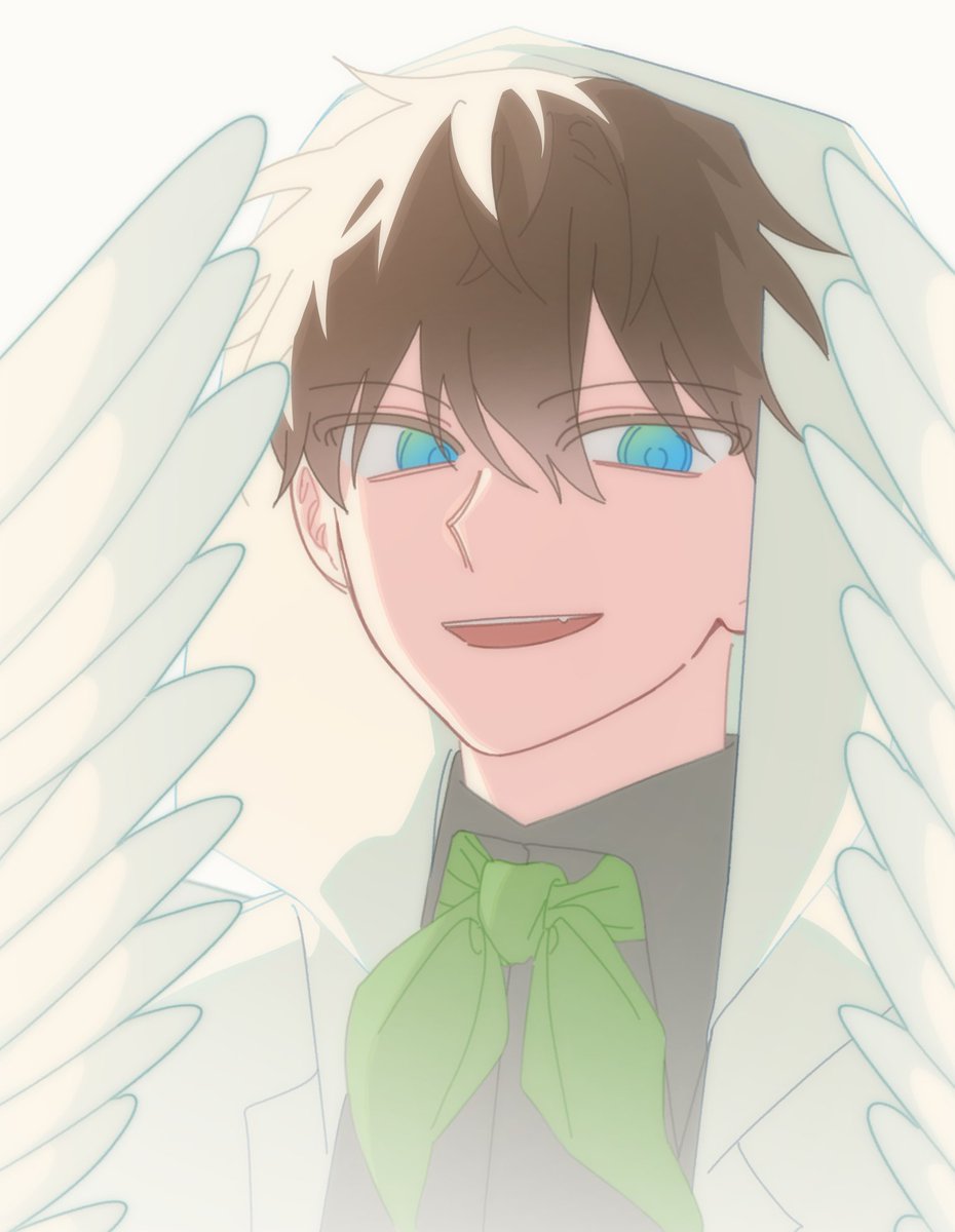 천사의 눈은 푸른색이라던데