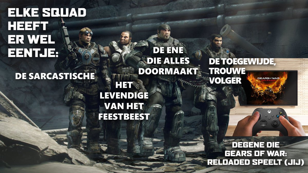 nog maar 2 weken tot je je kunt aansluiten bij de squad van Gears of War: Reloaded.
