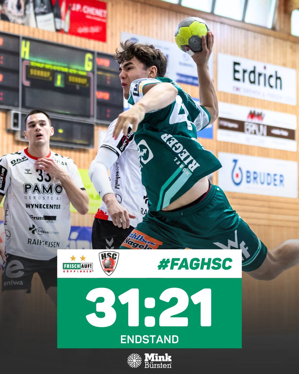 🔚 Testspiel erfolgreich: 31:21-Sieg gegen den HSC Suhr-Aarau! 💪