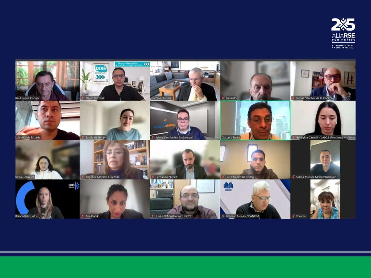 Se llevó a cabo la reunión del Consejo Directivo de #AliaRSE, un espacio de diálogo y colaboración para impulsar compromisos reales por la sostenibilidad.

Seguimos sumando esfuerzos que generan impacto positivo en nuestras comunidades. 🌱🤝

#AliaRSE25años #EmpresasTrabajandoXTi