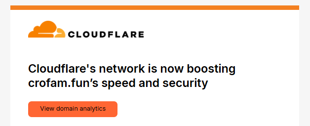 Crofamfun <a href="/Cloudflare/">Cloudflare</a> on!