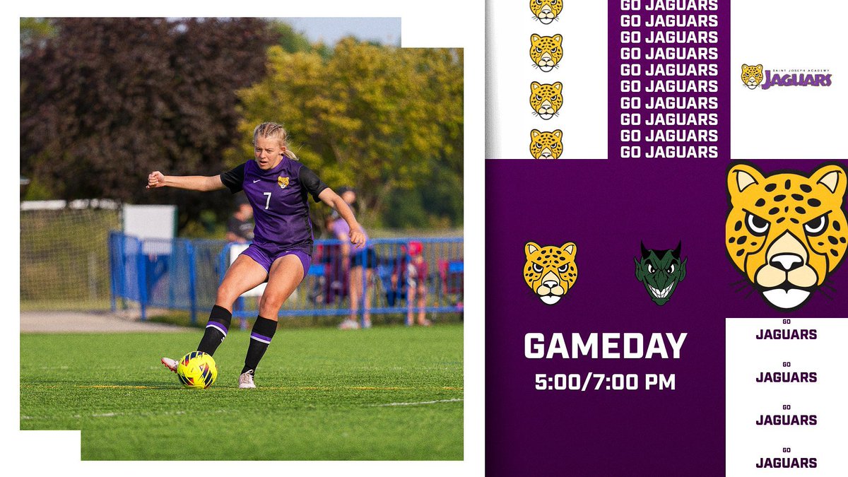 IT’S GAME DAY! Our JV and Varsity soccer teams open their season today at Victory Park, JV kicks off at 5:00pm with Varsity to follow. Go Jaguars! ⚽️⚽️⚽️