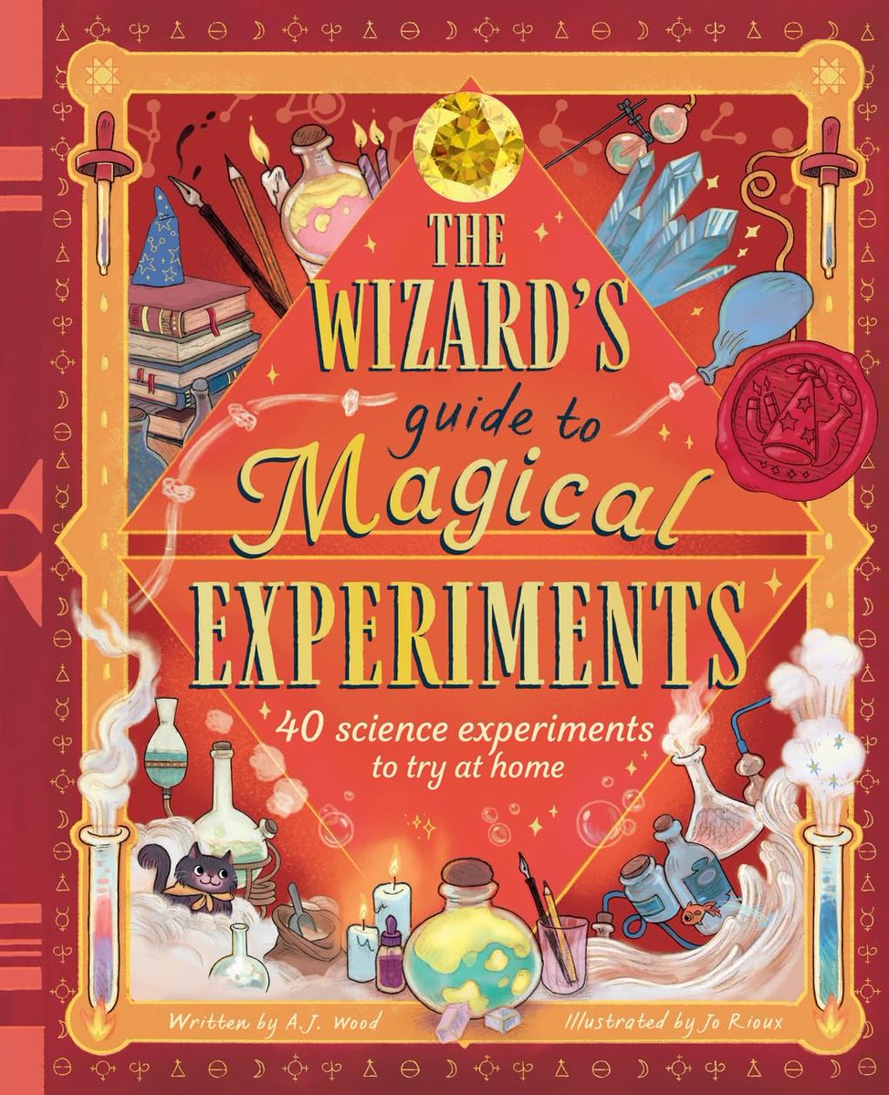 Check out this amazing book - The Wizard's Guide to Magical Experiments - 40 Science Experiments to Try at Home from Abrams Books. 
tinyurl.com/5x6rdp2k #Book #BookReview #STEM #STEAM #Magic #Wizard