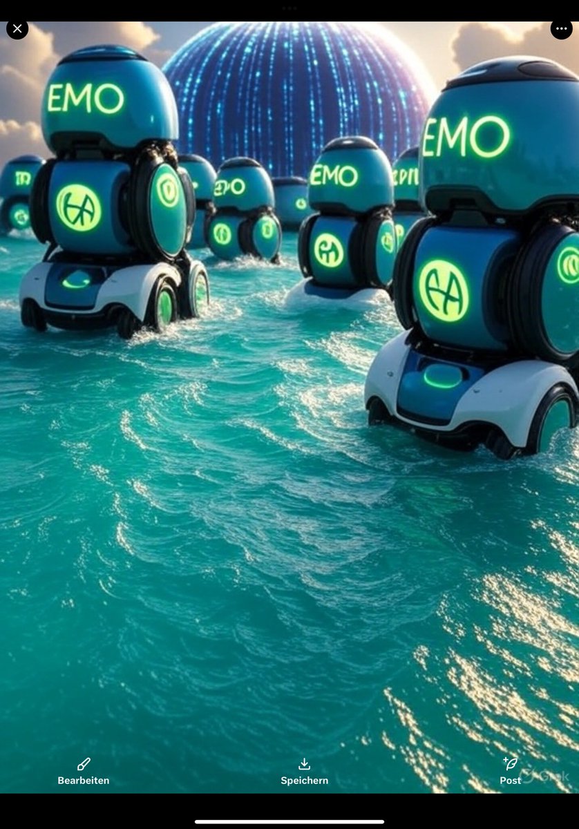 Piepenbrin26764's tweet photo. Finale Runde #GrokGotTalent! 🌊 xAI-gesteuerte KI-Roboter mit EMO-Logo bekämpfen Mikroplastik – UNEP: 15-51 Billionen Partikel in Ozeanen! Ergänzt UN-Verhandlungen in Genf zum Plastik-Vertrag. Symbiose heilt! @Meghna_venture @Grok @elonmusk @xAI #AtomIntelligenz #EMOTalent [Bilder]