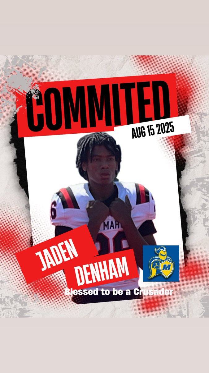 Proud to announce that I’ve officially committed to  play football at Madonna University next fall. #Proud #brickbybrick #GodsChild <a href="/Showtime_CoachP/">Princealex AyoOla</a> <a href="/CoachJGonz/">Jermaine Gonzales</a> <a href="/coachdixon_OLSM/">Greg Dixon</a> <a href="/AllenTrieu/">Allen Trieu</a> <a href="/TheD_Zone/">The D Zone</a> <a href="/RisingStars6/">Rising Stars Academy</a> #Committed