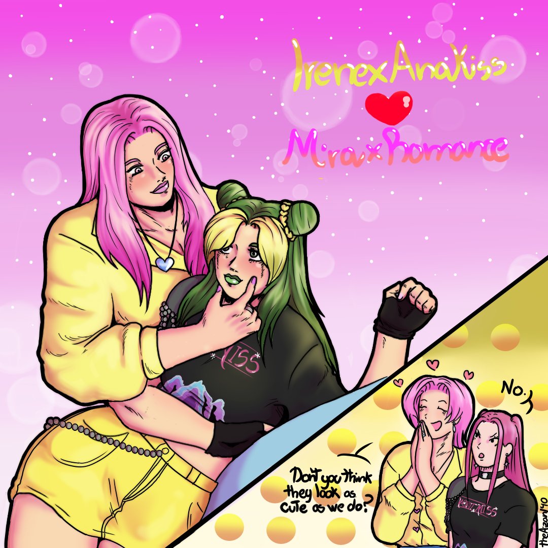 I had to this and I have more ideas for crossovers! 

#JJBA #jjbafanart #KPOPDEMONHUNTERS #Irenekiss #jolysui #miraxromance
