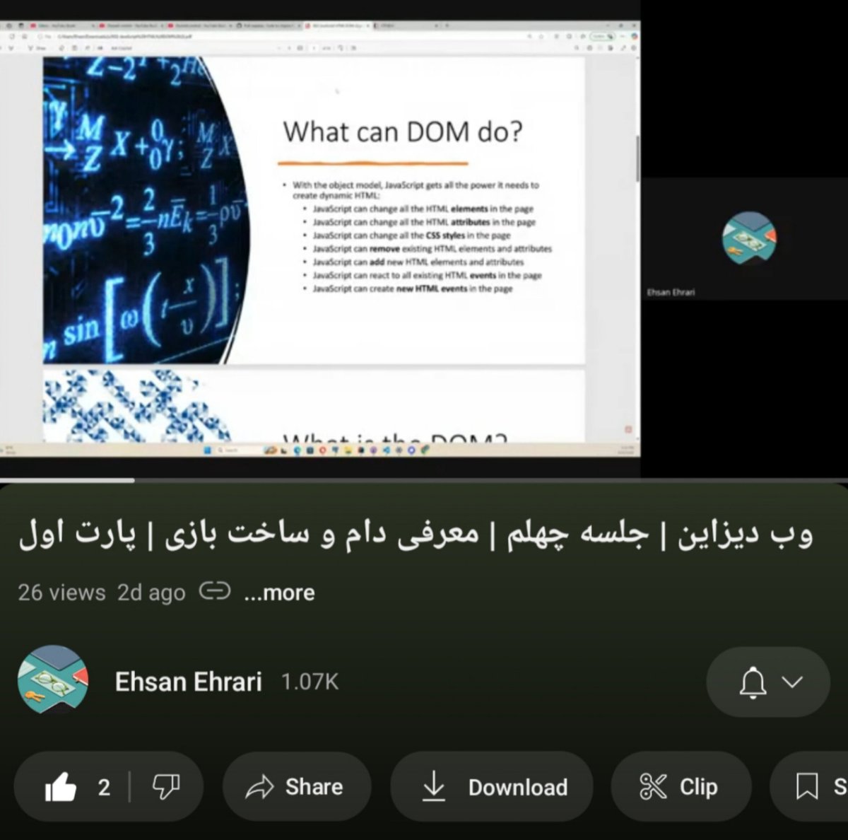 Mia_Askari's tweet image. Here comes the real deal, now we got to use javascript in websites, thanks to Doms
@CodeToInspire 
@E_Ehrari 
#javascript
#AfghanGirlCode