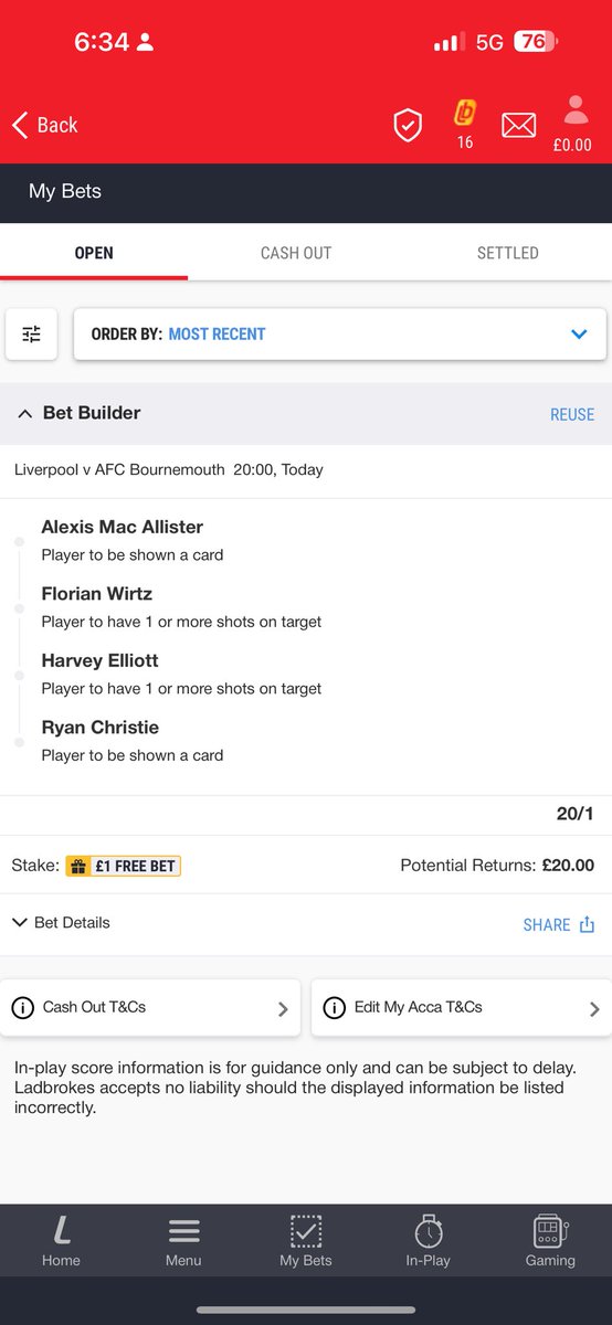 OMGtipper's tweet photo. 25/26 season starts we’ve got our £1 free bet on this! Like if you’re backing too! 

#newseasonbet https://t.co/7lQ6HUW90J