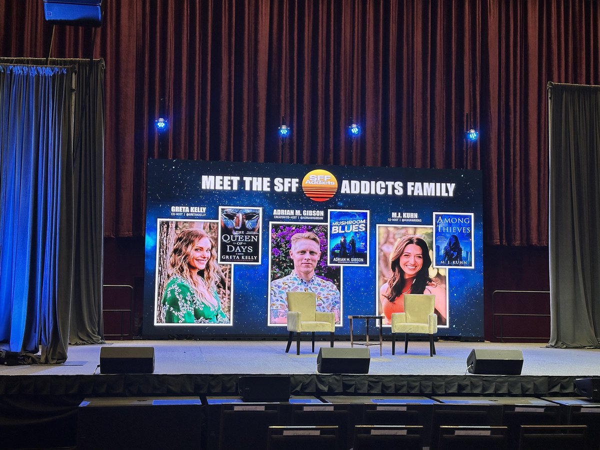 Are you all ready? Today at Worldcon <a href="/seattle2025/">Seattle Worldcon 2025</a> at 3pm with <a href="/adrianmgibson/">ADRIAN M. GIBSON 🍄💙 SPFBO X 2nd Place</a> <a href="/mjkuhnbooks/">M. J. Kuhn</a> @gretakkelly <a href="/GRRMspeaking/">George RR Martin</a> <a href="/BrandSanderson/">Brandon Sanderson</a> <a href="/robinhobb/">Robin Hobb</a> Rebecca Roanhorse &amp; <a href="/RCahillAuthor/">RyanCahill</a> ⚔️