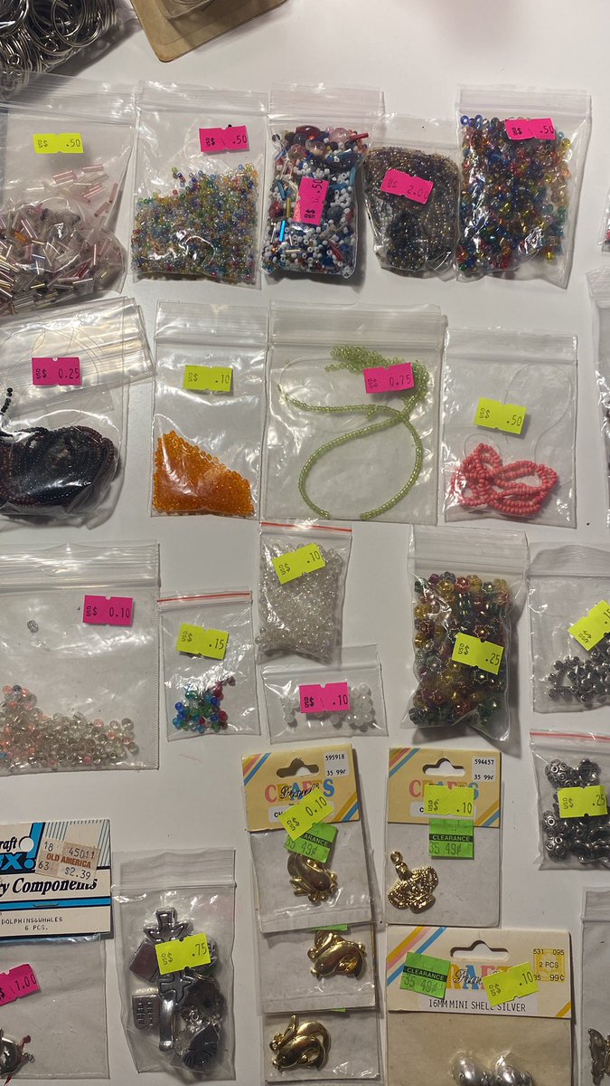 No better feeling than thrifting craft supplies 🩷💗