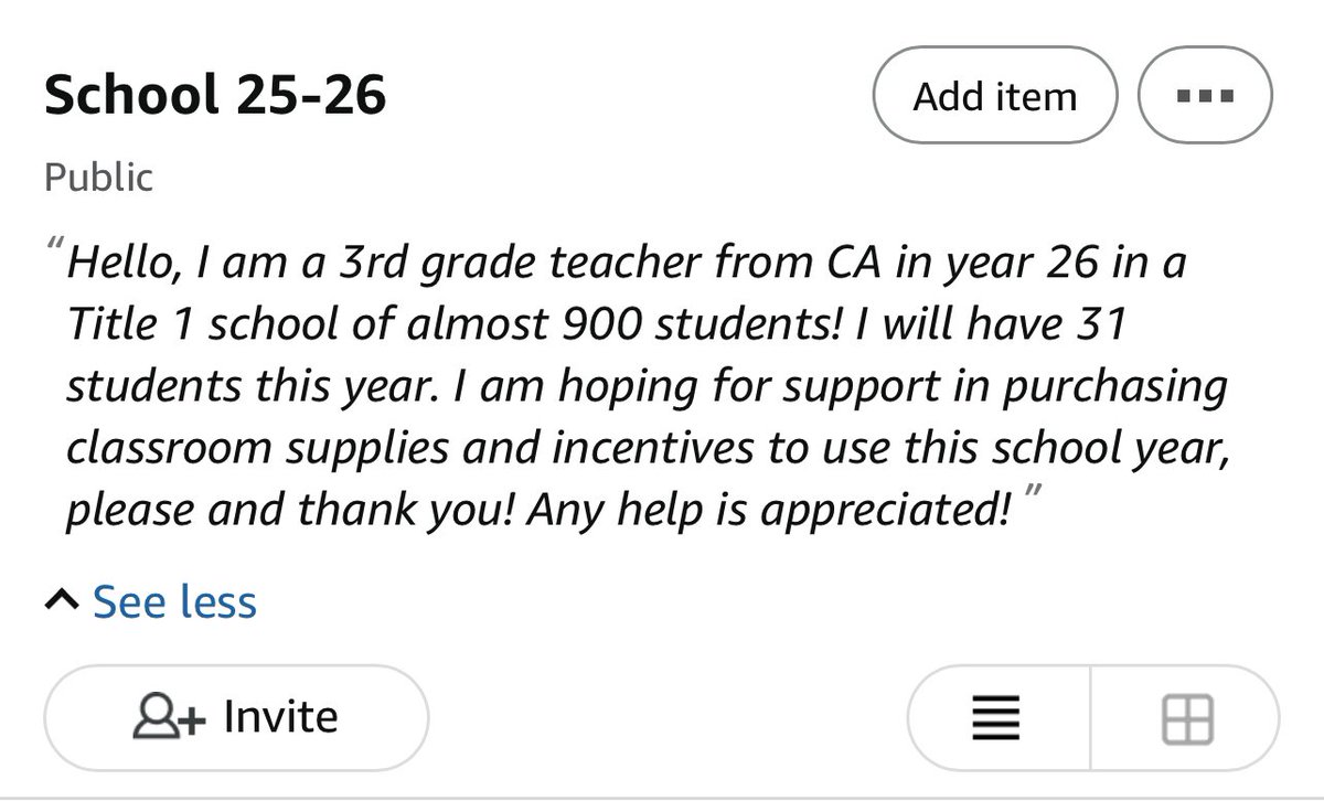 SanLrcon's tweet image. It’s been a great week! Thank you to all the donors of #ClearTheLists2025, #clearthelist #Teachersof𝕏 and #SupportTeachers, the reposters and everyone who helped CLEAR my list! 🥹🤗🙌🏽I’ll be helping boost others now! 😊