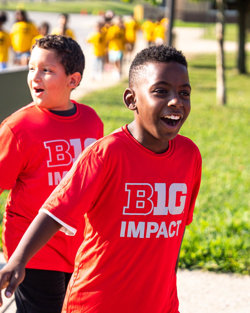 🏀 What a morning in Indy! We teamed up with Indiana Public Schools Foundation to cut the ribbon on a renovated basketball court at James Russell Lowell School 51 🎉

Every Big Ten school has also adopted a classroom with campus-themed goodies, and student-athletes will connect
