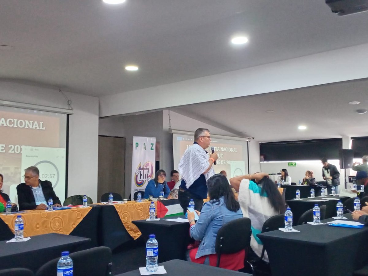 Agenda Nacional Campesina (@agendanacionalc) on Twitter photo Hoy socializando el mandato campesino #consultaCampesinaYa en la #JuntaNacional LXXXI de la <a href="/cutcolombia/">Central Unitaria de Trabajadores</a> en la ciudad de Bogotá. Apoyo a las propuestas campesinas.
<a href="/petrogustavo/">Gustavo Petro</a>
<a href="/MinAgricultura/">Min. de Agricultura</a>
<a href="/MinInterior/">MinInterior Colombia</a>
<a href="/cutcolombia/">Central Unitaria de Trabajadores</a> Hoy socializando el mandato campesino #consultaCampesinaYa en la #JuntaNacional LXXXI de la <a href="/cutcolombia/">Central Unitaria de Trabajadores</a> en la ciudad de Bogotá. Apoyo a las propuestas campesinas.
<a href="/petrogustavo/">Gustavo Petro</a>
<a href="/MinAgricultura/">Min. de Agricultura</a>
<a href="/MinInterior/">MinInterior Colombia</a>
<a href="/cutcolombia/">Central Unitaria de Trabajadores</a>