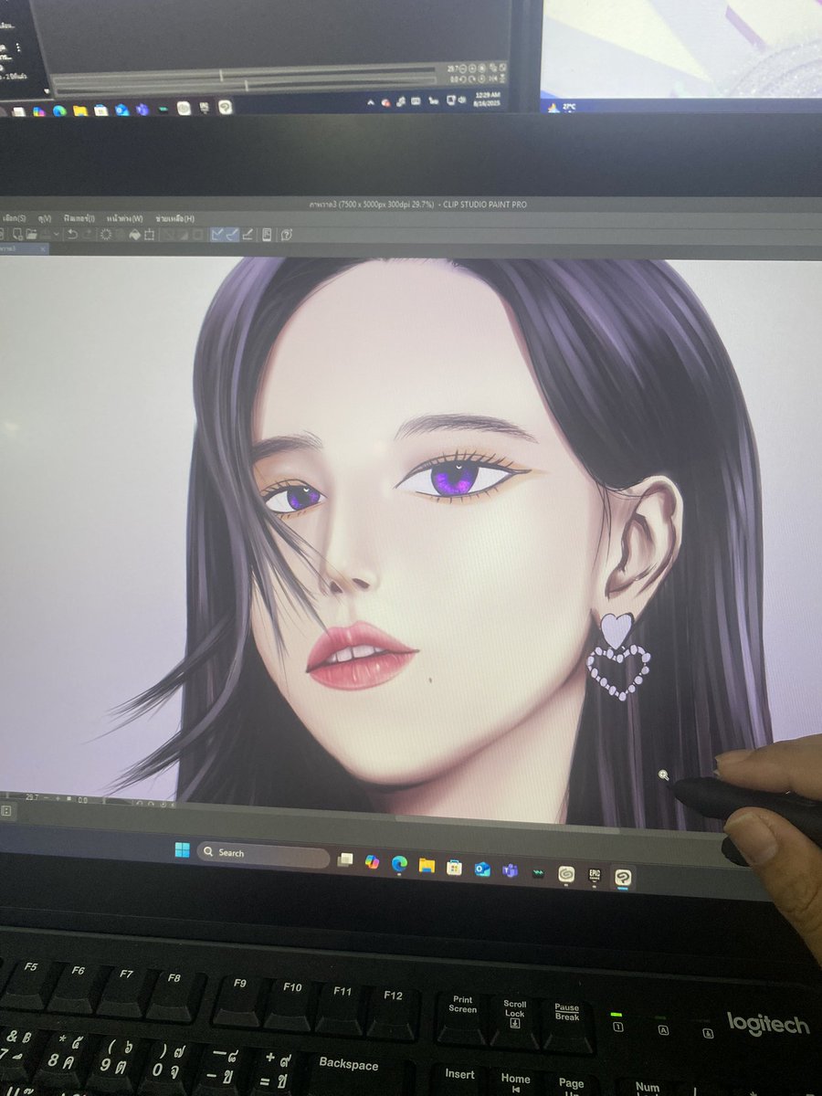 I enjoyed drawing so much that I forgot the time. #digitalart  #digitalpainting