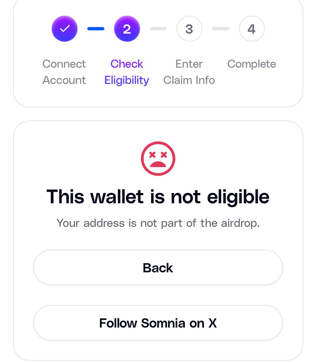 AStadnik4's tweet photo. 😂 Thanks, @SomniaNetwork, for the warm welcome to the airdrop ❤️🔥
Today it’s official: I’m not in the club 🫡
My wallet and Somnia:
— Are you in the drop?
— No.
But hey, I’ll remember this airdrop forever… because I never got it 🤣🚀💨
#Somnia #Airdrop #NoDrop https://t.co/xswroEuNY2