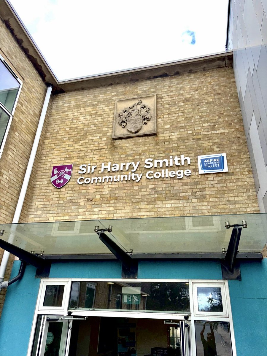 School Signs (@schoolsignscouk) on Twitter photo We were delighted to complete the rebranding project at Sir Harry Smith Community College <a href="/ALTCambs/">Aspire Learning Trust</a> earlier this week. These new 2d style text and logos compliment the new post signage and internal signs fitted previously. See more examples at schoolsigns.co.uk We were delighted to complete the rebranding project at Sir Harry Smith Community College <a href="/ALTCambs/">Aspire Learning Trust</a> earlier this week. These new 2d style text and logos compliment the new post signage and internal signs fitted previously. See more examples at schoolsigns.co.uk