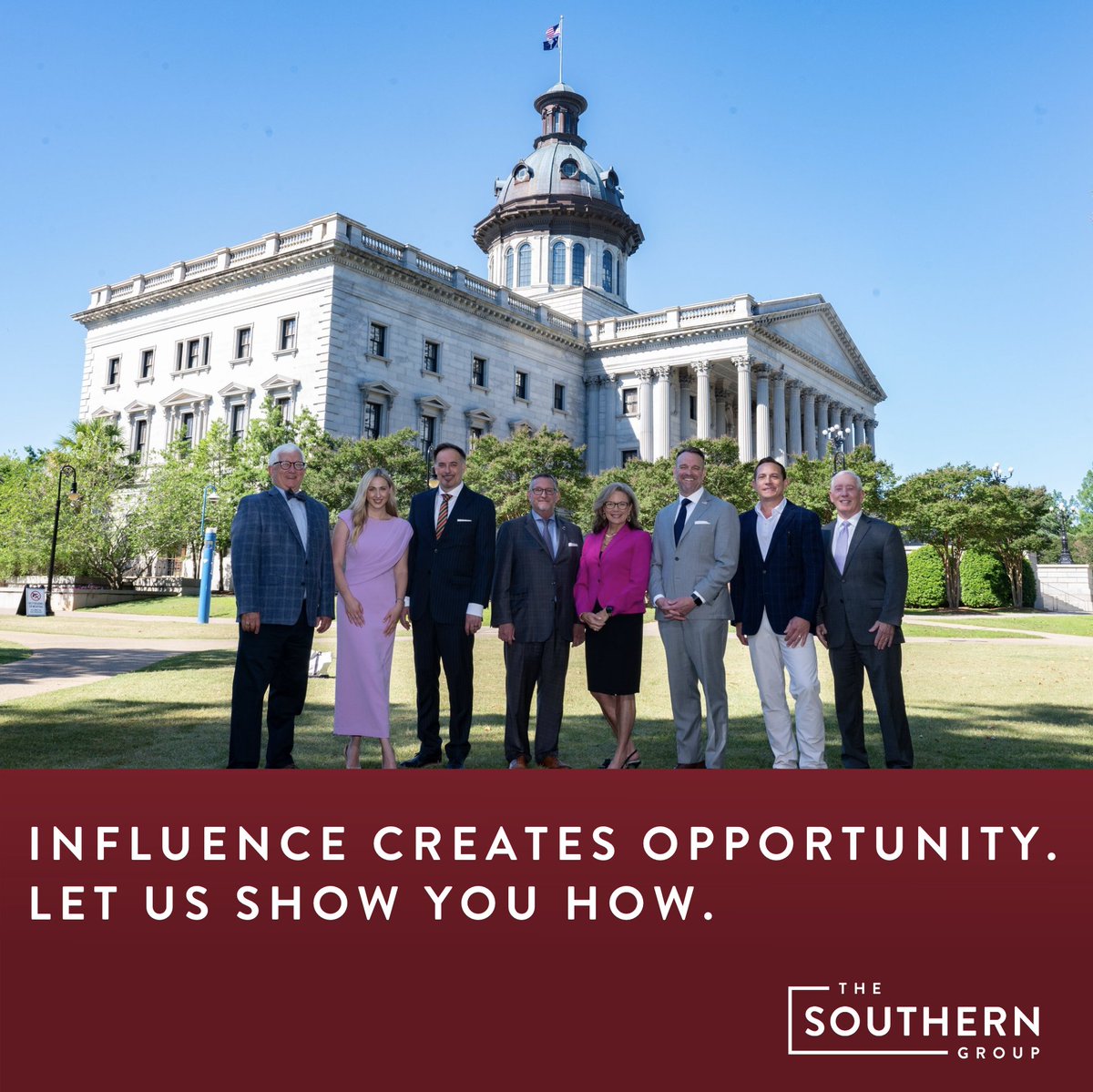 The Southern Group - South Carolina (@tsgsc13374) on Twitter photo On the steps of the South Carolina State House, where strategy meets impact.
At The Southern Group South Carolina, we believe influence creates opportunity. Whether it’s navigating complex policy, securing critical funding, or building lasting relationships, we’re proud to help On the steps of the South Carolina State House, where strategy meets impact.
At The Southern Group South Carolina, we believe influence creates opportunity. Whether it’s navigating complex policy, securing critical funding, or building lasting relationships, we’re proud to help