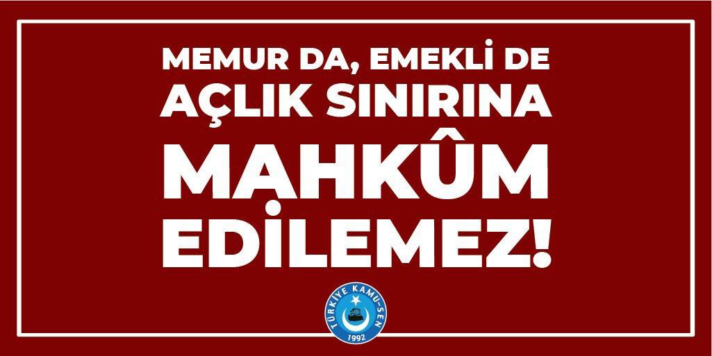 #MemurHakkınıİstiyor