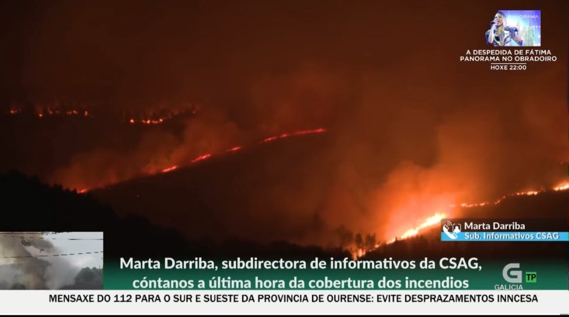 Situación excepcional e a TVG segue coa programación habitual. A subdirectora de informativos intervén… POR TELÉFONO!, nun programa que non se emite desde San Marcos. Presidente <a href="/AlfonsoRuedaGal/">Alfonso Rueda</a>, isto é servizo público? É hora de informar como debe facer un medio público. 🧵
