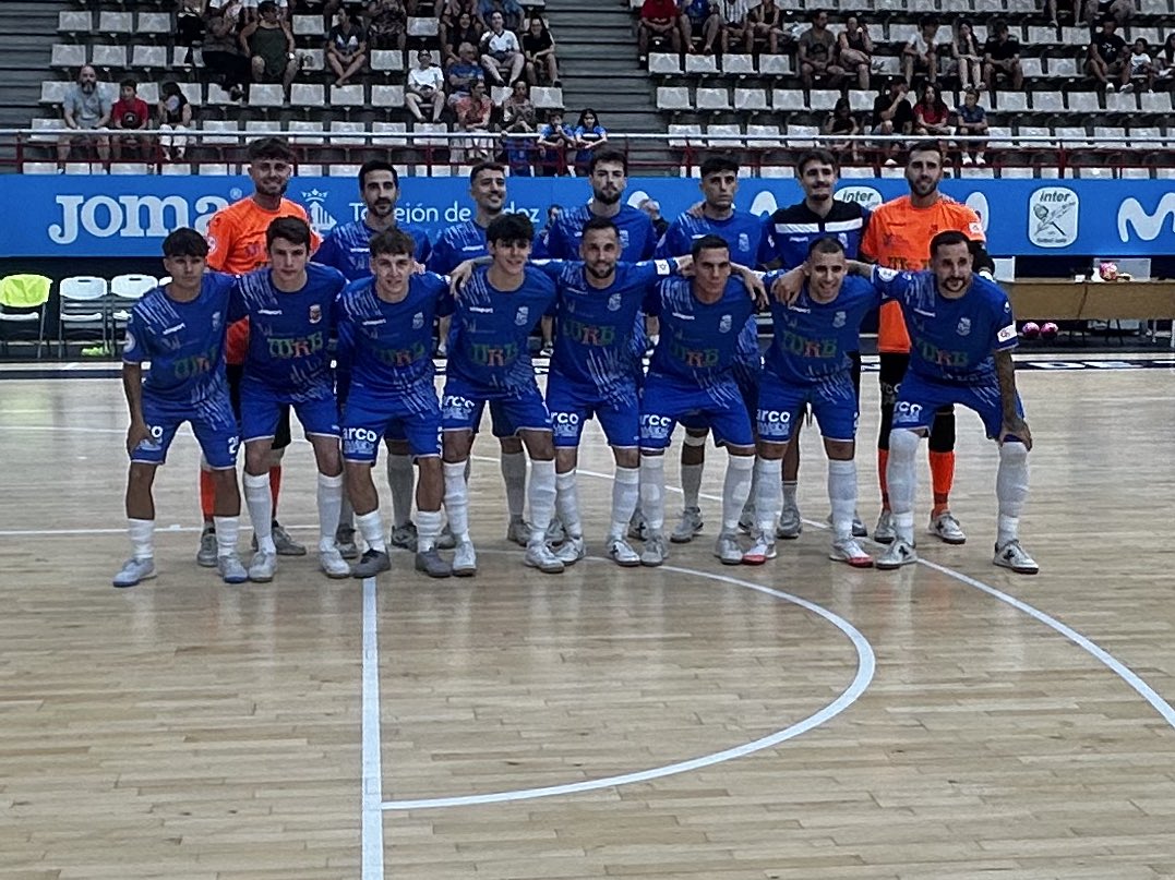 FINAL
Empate 1-1 ante <a href="/InterMovistar/">Movistar Inter FS</a> 
Buen partido de los chicos de Tino. Gracias al rival por contar con nosotros para la primera cita del año.
Le deseamos una buena temporada.
El sábado que viene más y en casa…
Siempre y solo Móstoles!!!
#canteraazul