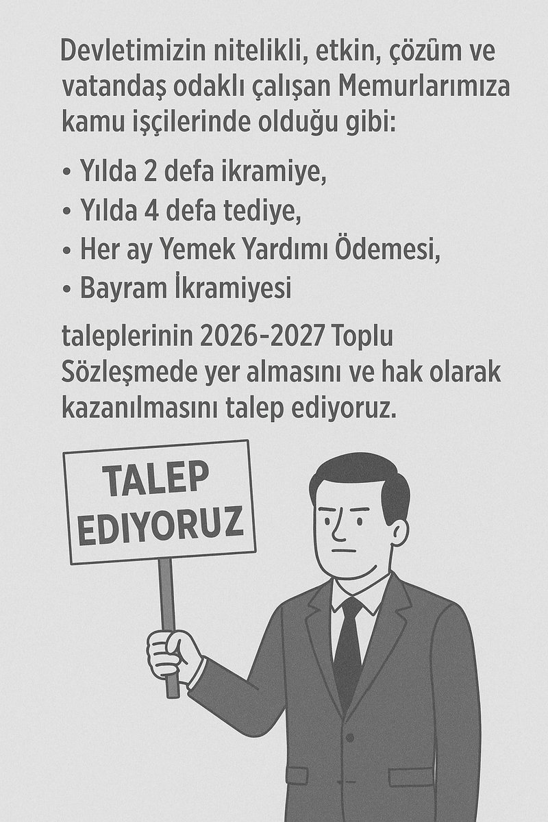 #MemurHakkınıİstiyor