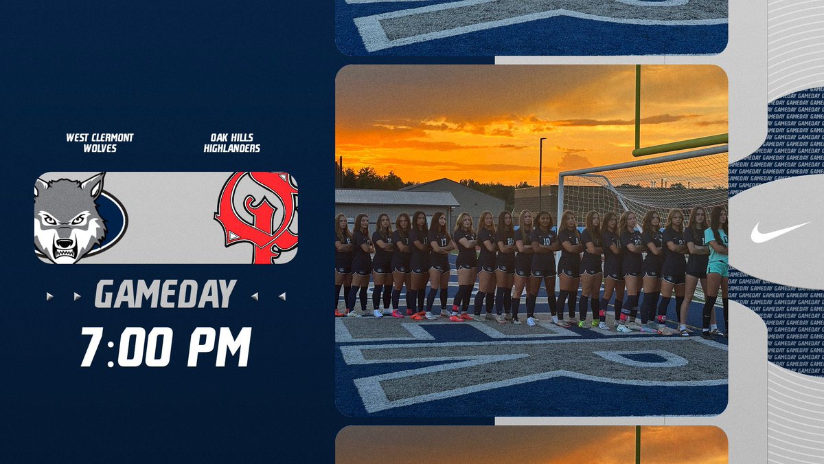 It’s time for Friday Night Futbol! Come out to the den tonight to support Girls Soccer in their season opener against Oak Hills!