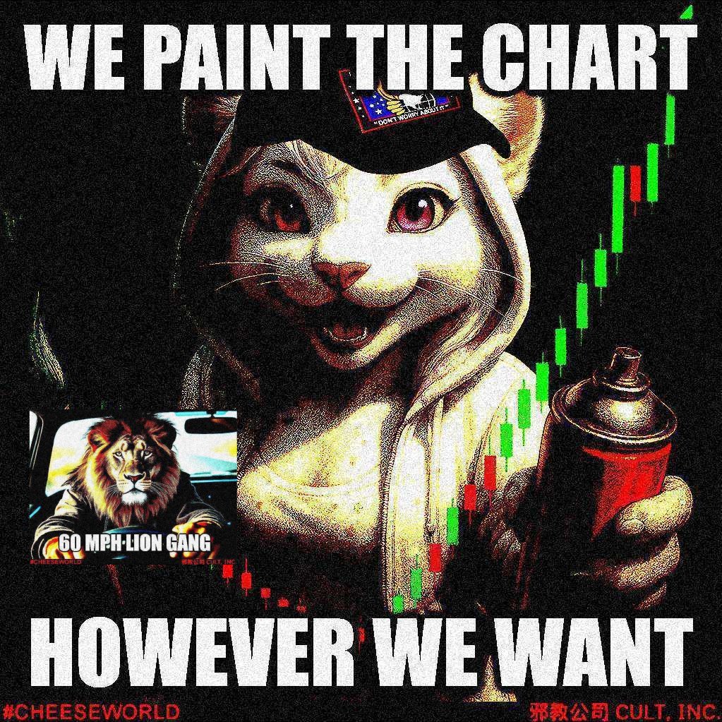 AleisterCodely's tweet photo. Of course the $CULT manipulation round includes market manipulation silly!
15/24 #CHEESWORLD https://t.co/uqDlTnmzxM