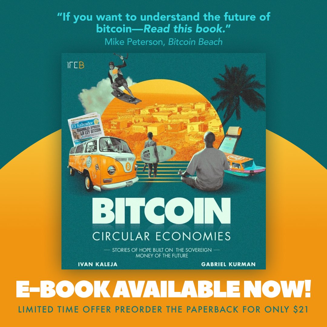 BitcoinMagazine's tweet photo. AVAILABLE NOW: Bitcoin Circular Economies 🌍

Discover how communities around the world are earning, spending, and saving in Bitcoin - no banks involved.

Claim your copy now 👉 https://t.co/nC2kyqIRmC https://t.co/kmlwWa1Ugv