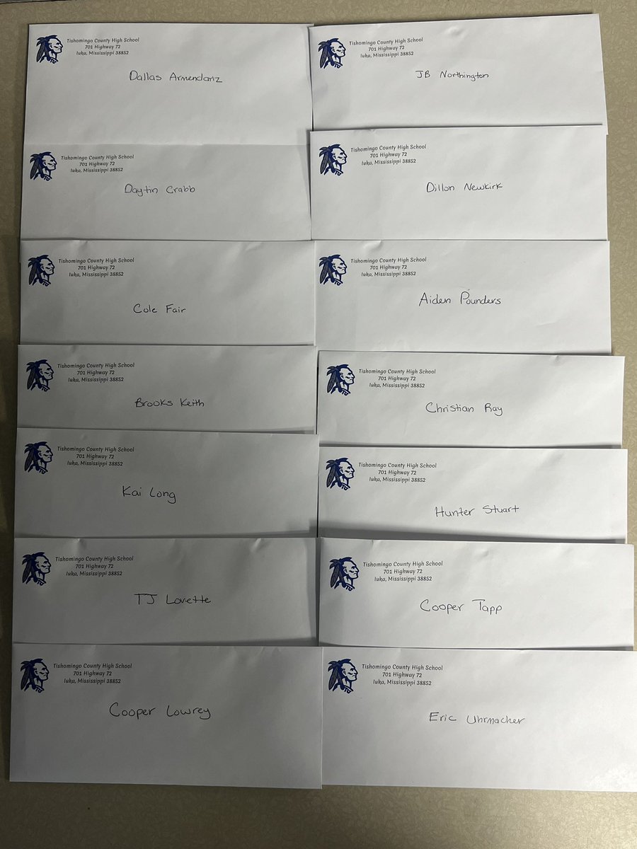 Real emotions today writing letters to these seniors before Meet the Braves. They put faith in the process and believed when others didn’t. Thankful for what they mean to me, their teammates, and TC Football. 2025 season here we come!