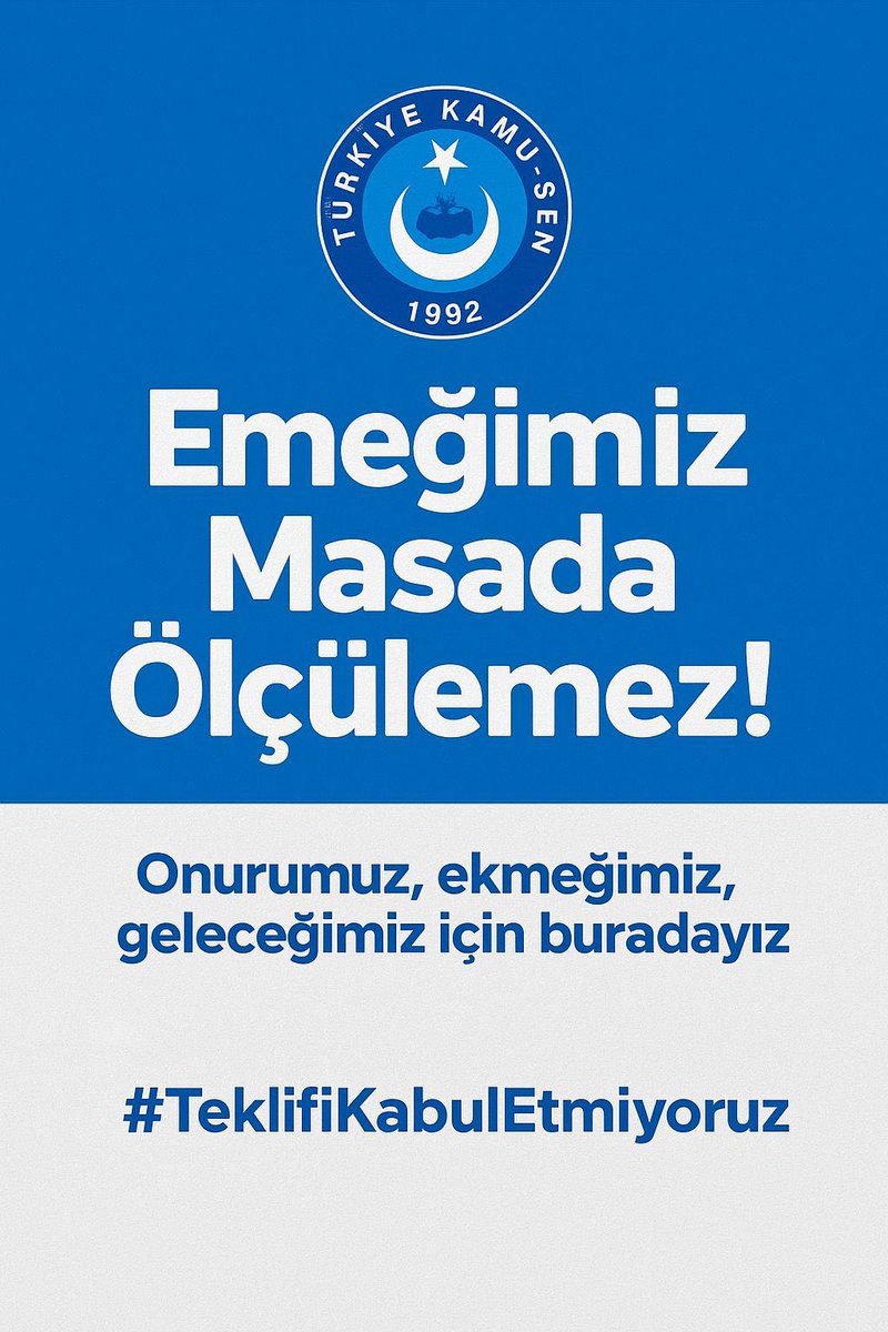 #MemurHakkınıİstiyor