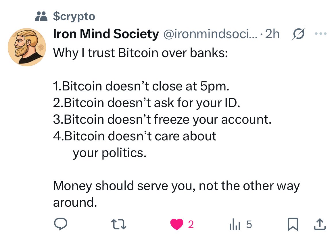 random tweets about crypto on the $crypto community keep popping on my tl and you don't think the psyop will work on the masses?

😹🫵