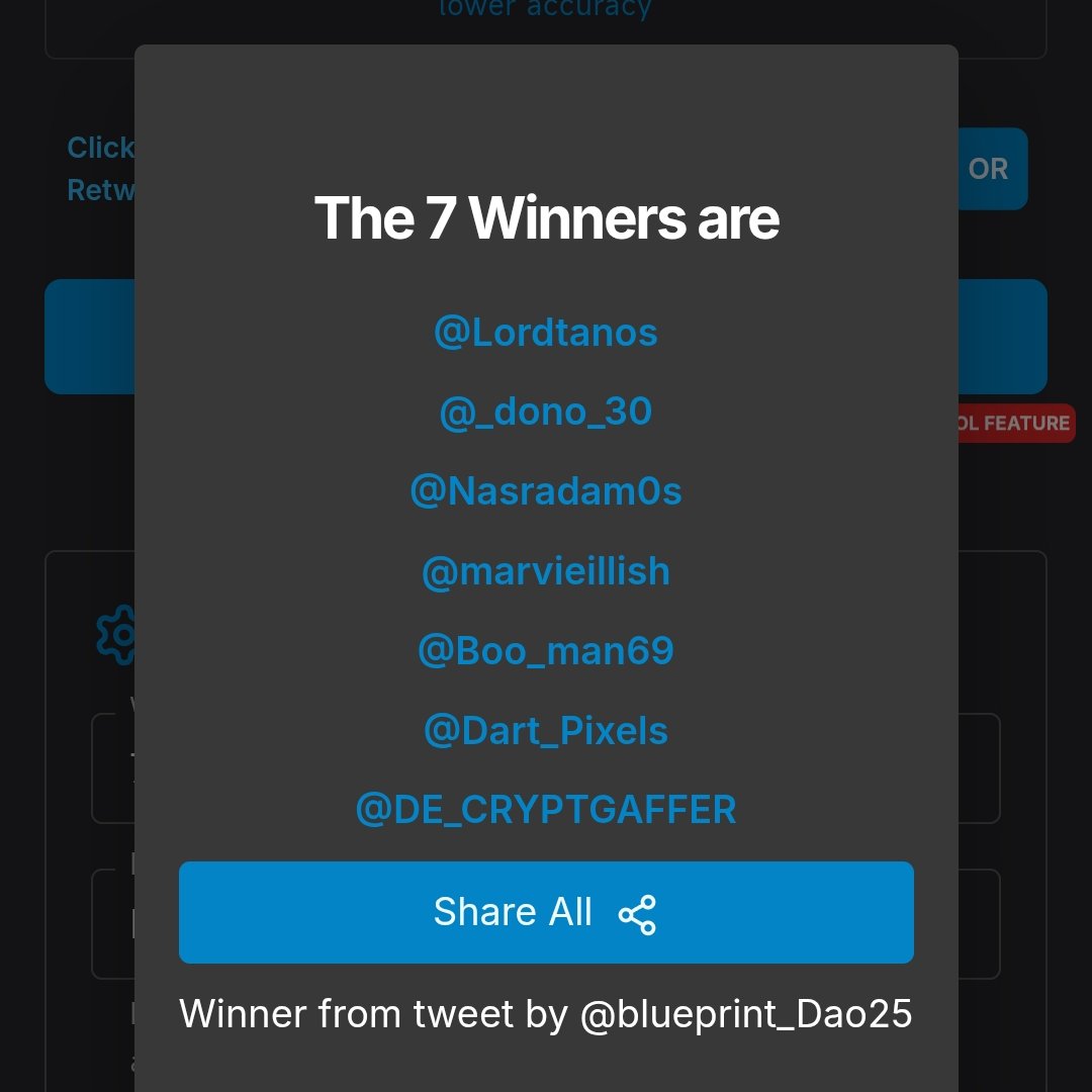 blueprint_Dao25's tweet photo. Congrats to the winners 🏆 by X pickers 

2x GTD winners 🏆 

@Lordtanos 
@_dono_30 

5x FCFS Winners

@Nasradam0s 
@marvieillish 
@Boo_man69 
@Dart_Pixels 
@DE_CRYPTGAFFER 

Wallets have been recorded https://t.co/WzSFtxnq4i