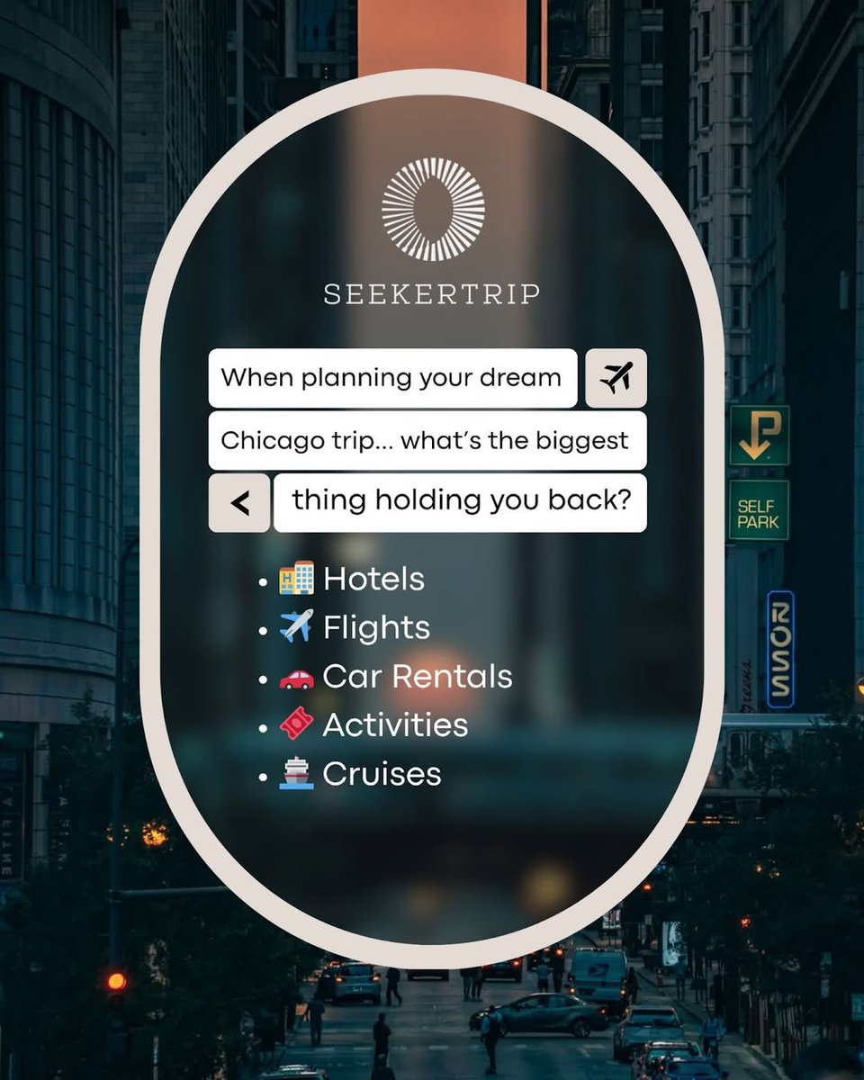 SeekerTrip_com's tweet image. Chicago is calling - seekertrip.com
#ChicagoTrip #visitChicago #ChicagoHotels #ChicagoFlights #WindyCity #ChicagoCruise #BookWithSeekerTrip #PayWithCrypto