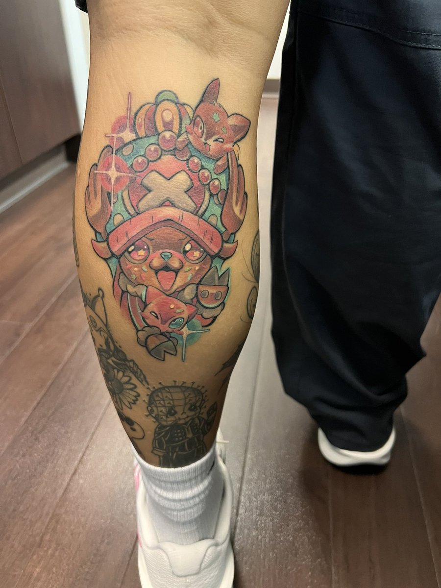 bby_grim's tweet photo. Forgot to show yall the tattoo 🥰 my baby chopper https://t.co/CeC5iVhyi3