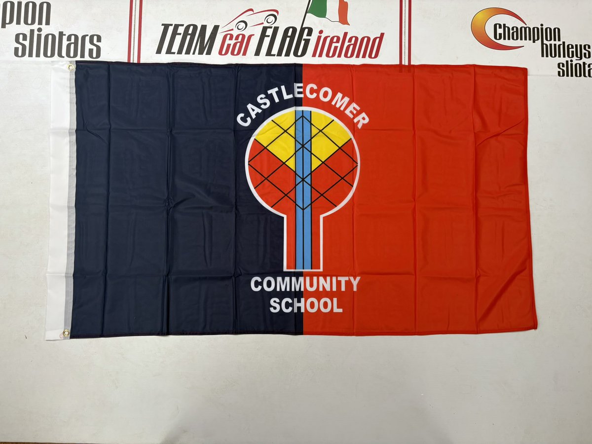 5ft x 3ft flags digitally printed for a customer 👌
📧 info@teamcarflagireland.com 📧 
☎️ 061-393231 📲