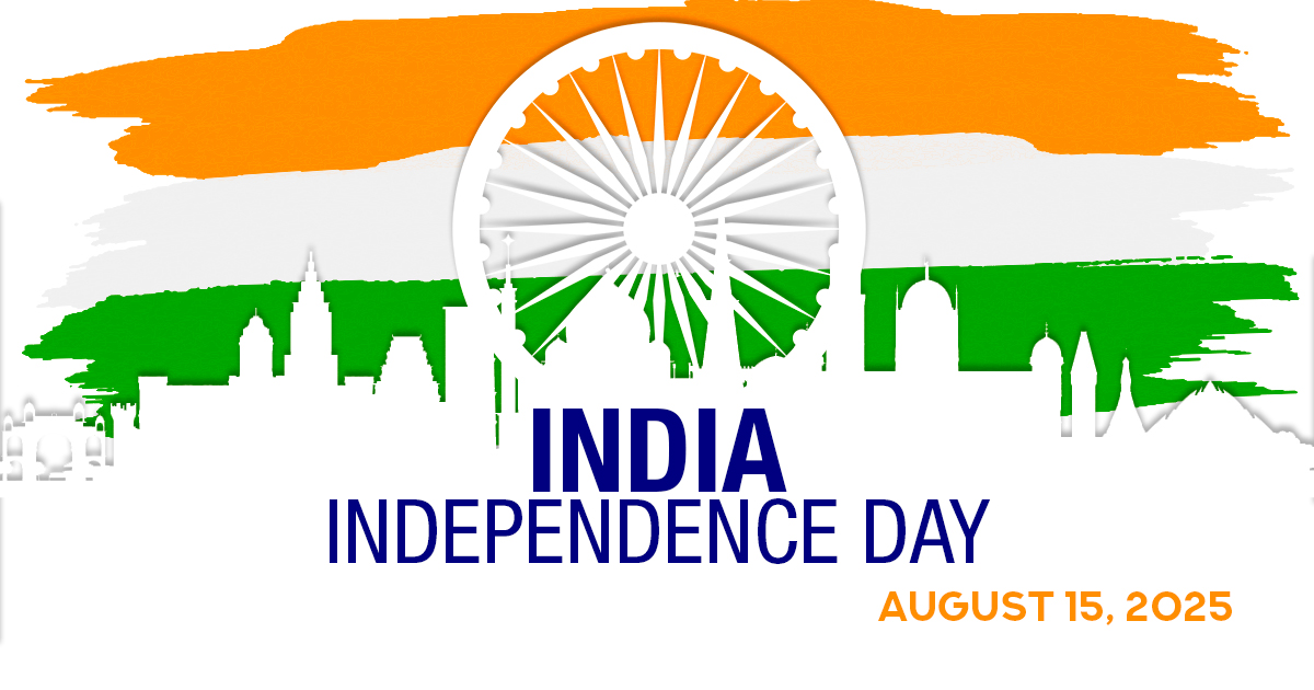 Wishing everyone a happy Indian Independence Day! Today, we honor the heritage, history and spirit of a nation that exemplifies strength through unity and diversity.