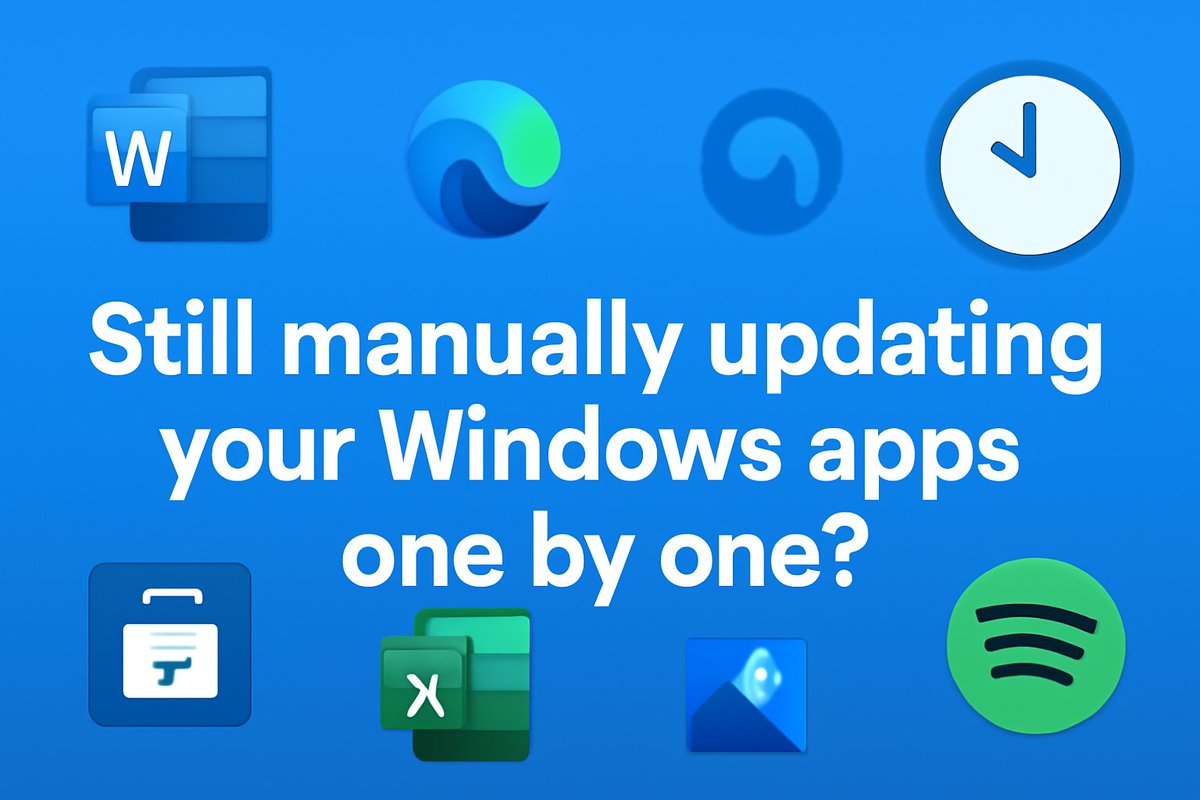 learn_with_san's tweet image. Still manually updating your Windows apps one by one?
Update ALL your software with one magic command using WinGet.
Here's how ↓ #WindowsTips #TechHack