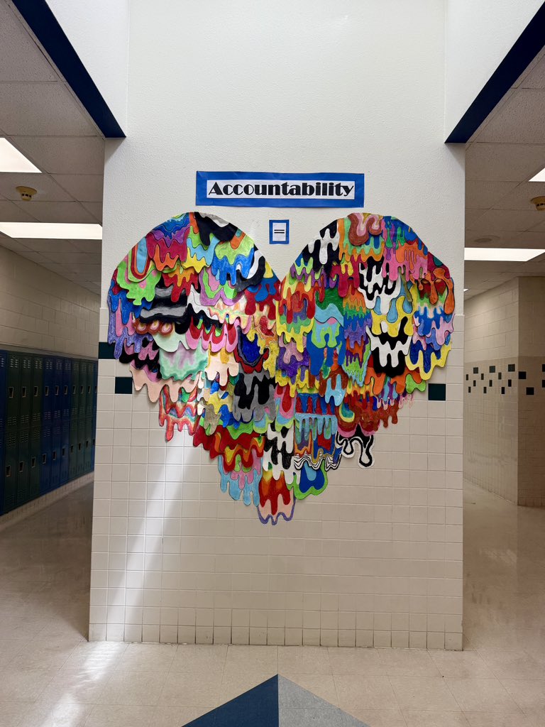 Alejandra Gallardo (@alemaestraartes) on Twitter photo Grizzly Art unites in a collaborative mural emphasizing accountability = love. A dedication to our scholars from our artists in the art studio. #accountabilityequalslove #BreakTheCycle <a href="/Guillen_Middle/">Leticia Terrazas</a> Grizzly Art unites in a collaborative mural emphasizing accountability = love. A dedication to our scholars from our artists in the art studio. #accountabilityequalslove #BreakTheCycle <a href="/Guillen_Middle/">Leticia Terrazas</a>