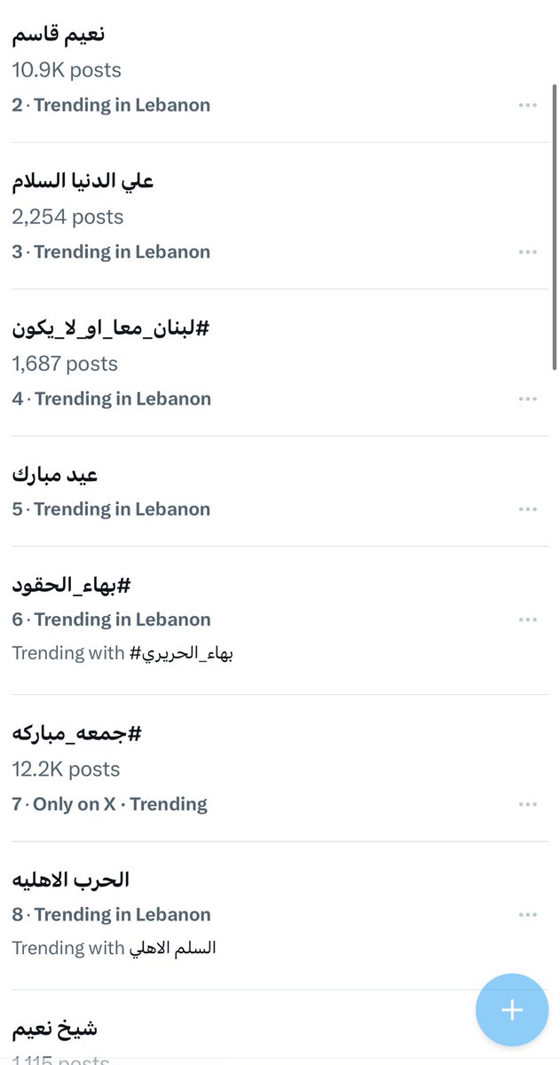 beirutbeirut1's tweet image. هاشتاغ #بهاء_الحقود يتصدر منصة اكس