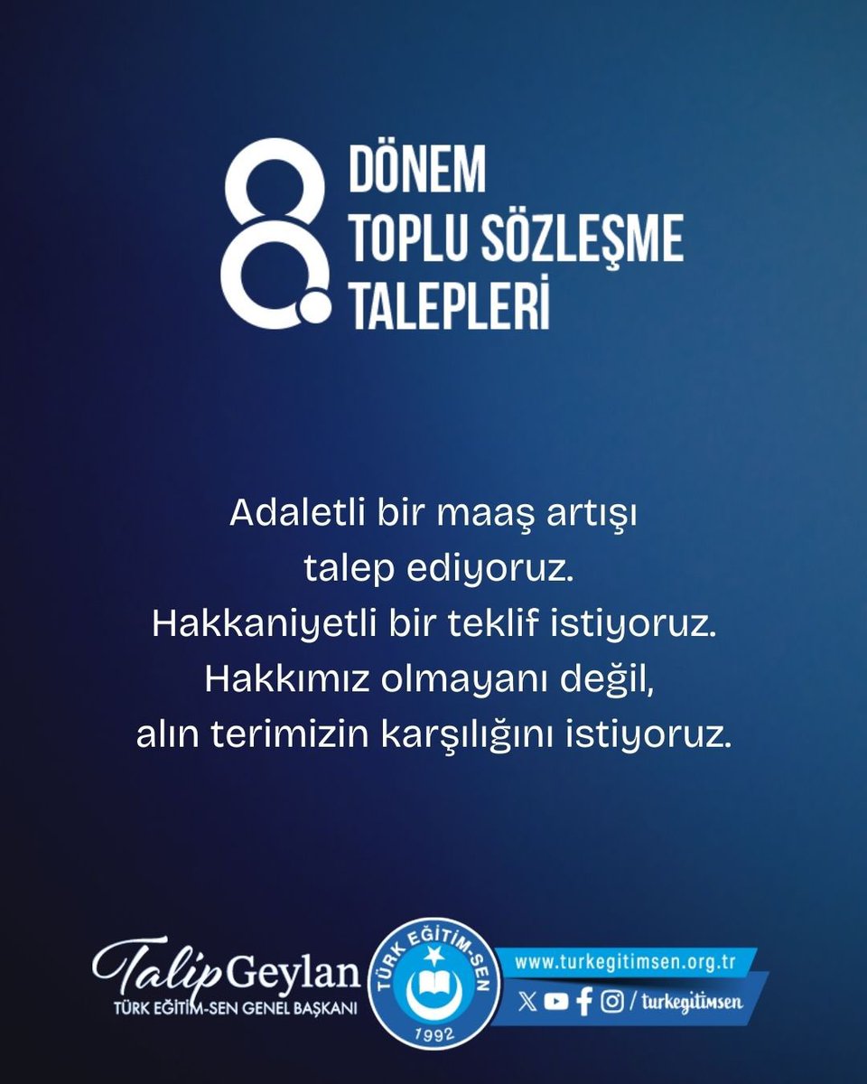 #MemurHakkınıİstiyor