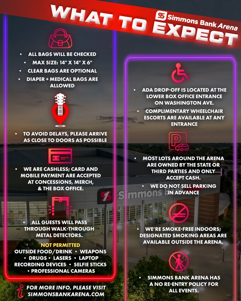 ⭐ Wingstock 2025 presented by <a href="/ThePoultryFed/">Poultry Federation</a> 
📆 TOMORROW, Sat, 8/16
🚪 WING-I-P: 11AM | GA: 12PM
📍 Simmons Bank Arena
📲 Download the Ticketmaster app to access mobile tix